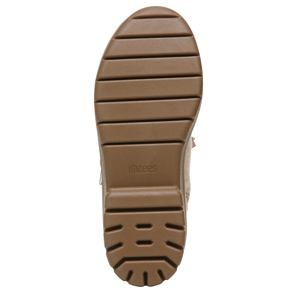 Bzees Brooklyn Bootie - Beige Fabric Bzees Brooklyn Bootie - Beige Fabric