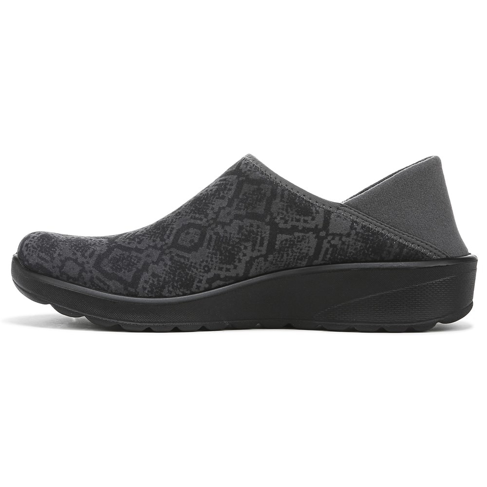 Bzees Getaway Mule Sneaker - Grey Snake Fabric  Bzees Getaway Mule Sneaker - Grey Snake Fabric