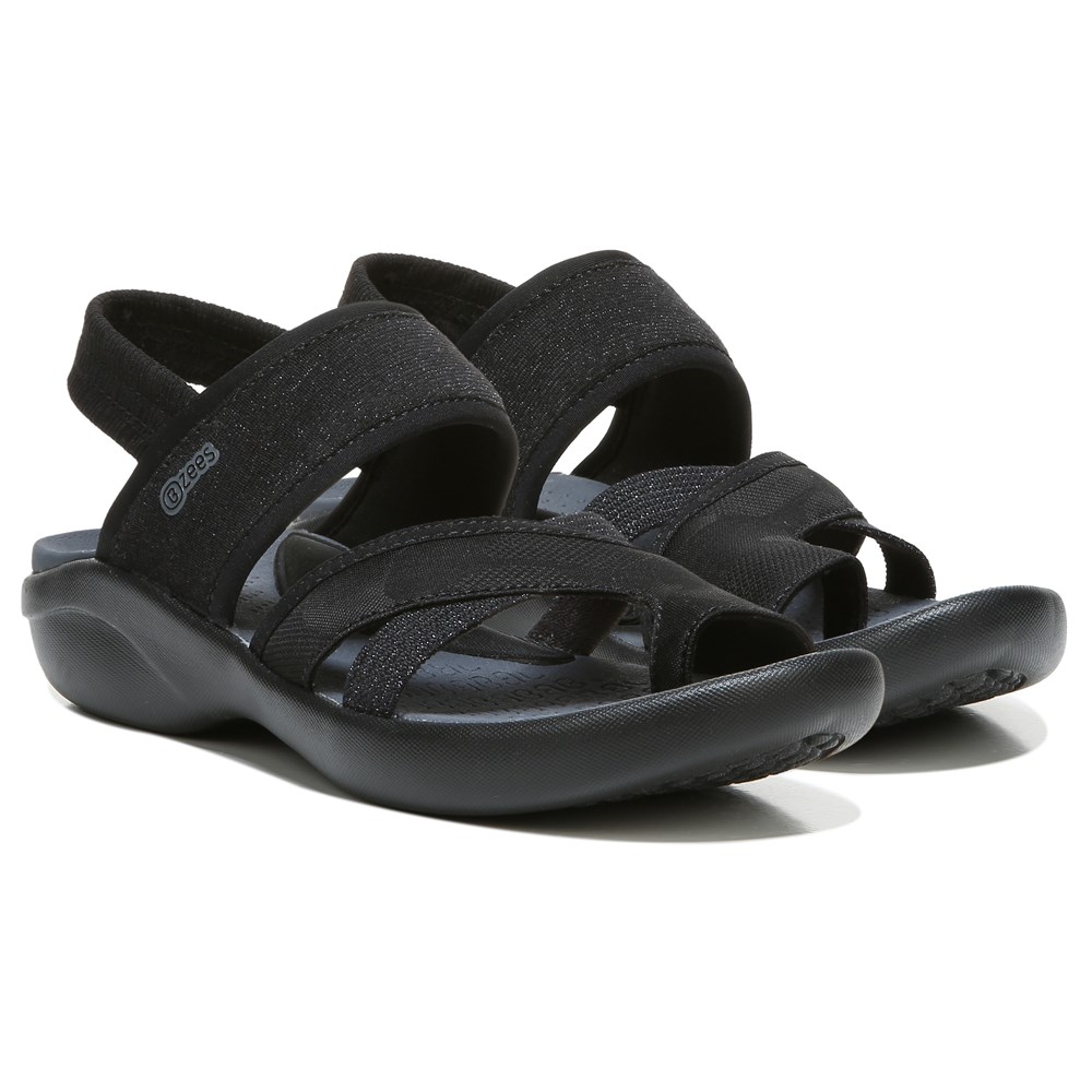 Bzees Call Me Sandal - Black  Bzees Call Me Sandal - Black