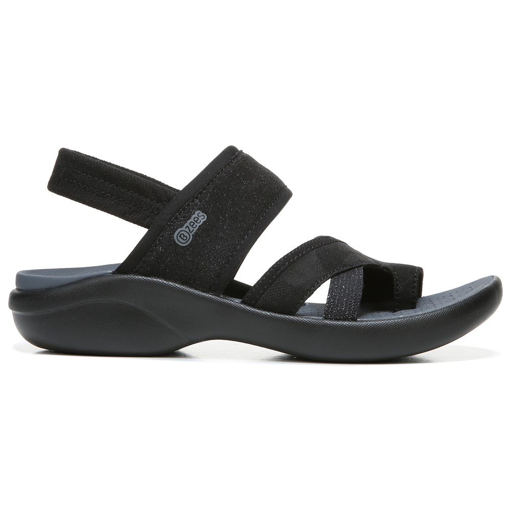 Bzees Call Me Sandal - Black  Bzees Call Me Sandal - Black