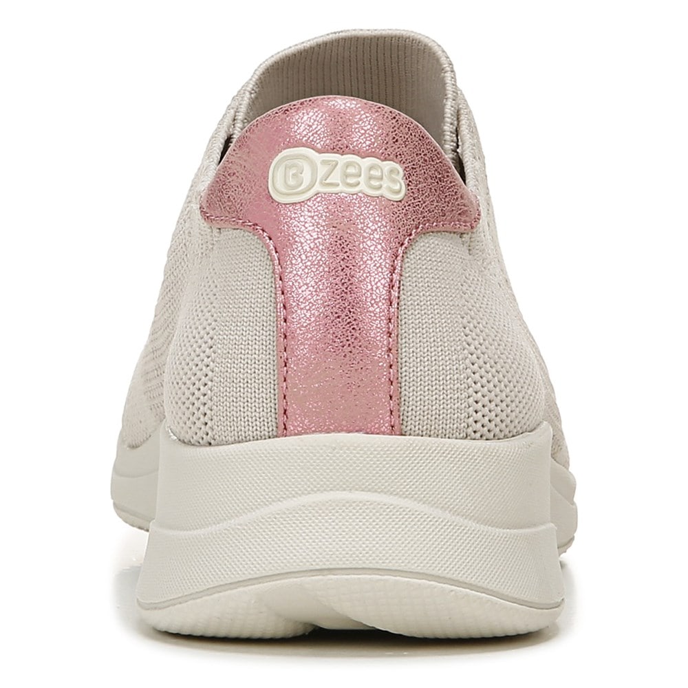 Bzees Golden Knit Slip On Sneaker - Taupe Bzees Golden Knit Slip On Sneaker - Taupe