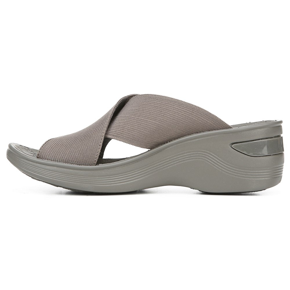 Bzees Desire Wedge Sandal - Morel Stretch Fabric