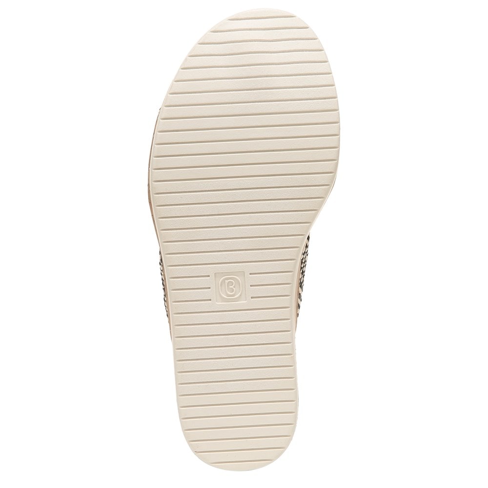 Bzees Resort Wedge Sandal - Black Multi Raffia Fabric Bzees Resort Wedge Sandal - Black Multi Raffia Fabric