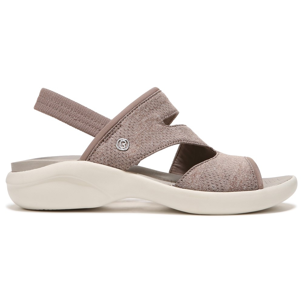 Bzees Cleo Strappy Sandal - Latte Camo Fabric