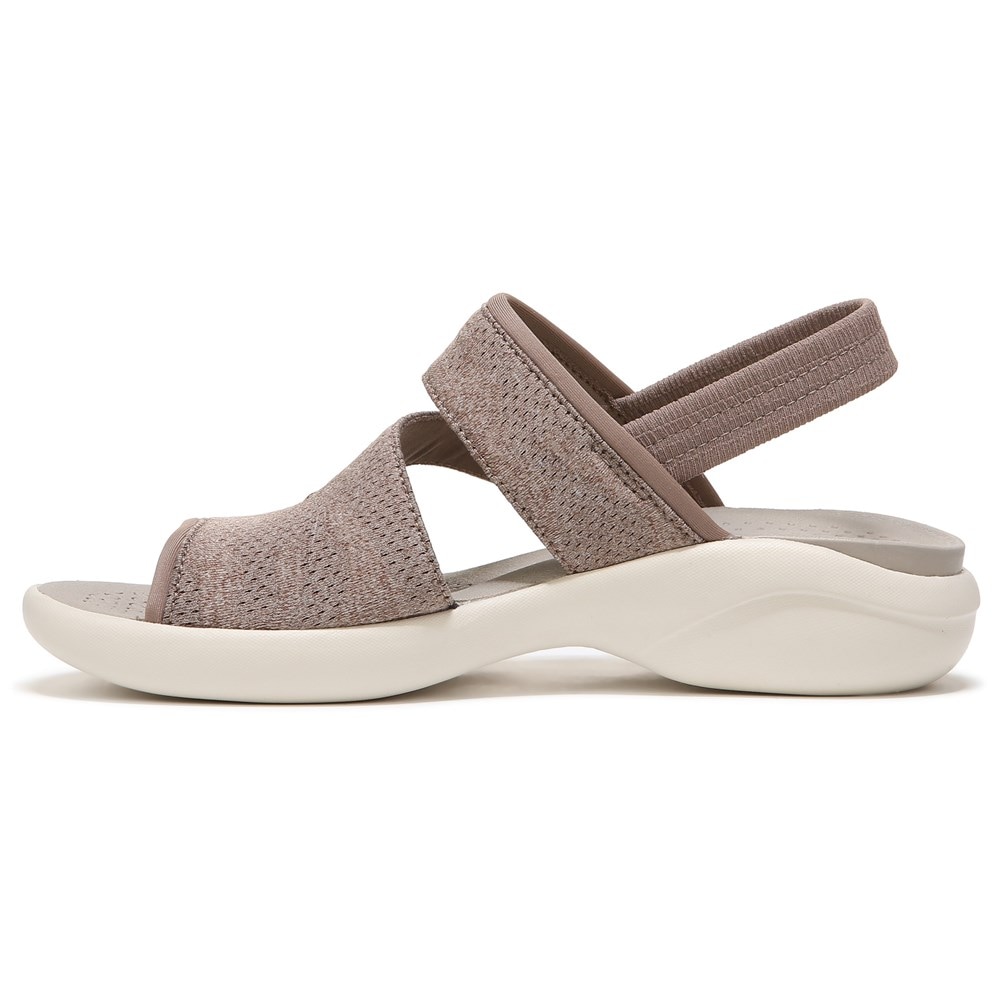 Bzees Cleo Strappy Sandal - Latte Camo Fabric