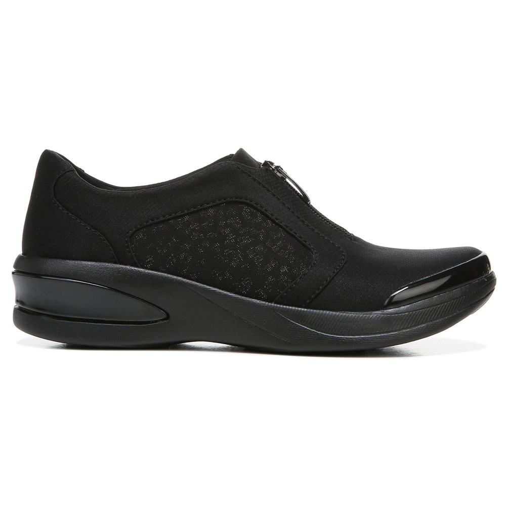 Bzees Florence Slip On Sneaker - Black Leopard Print