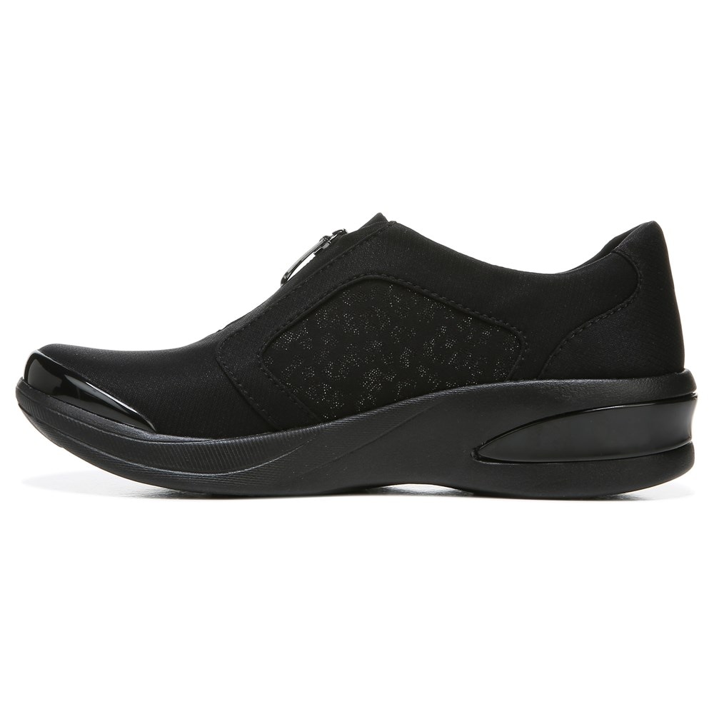 Bzees Florence Slip On Sneaker - Black Leopard Print