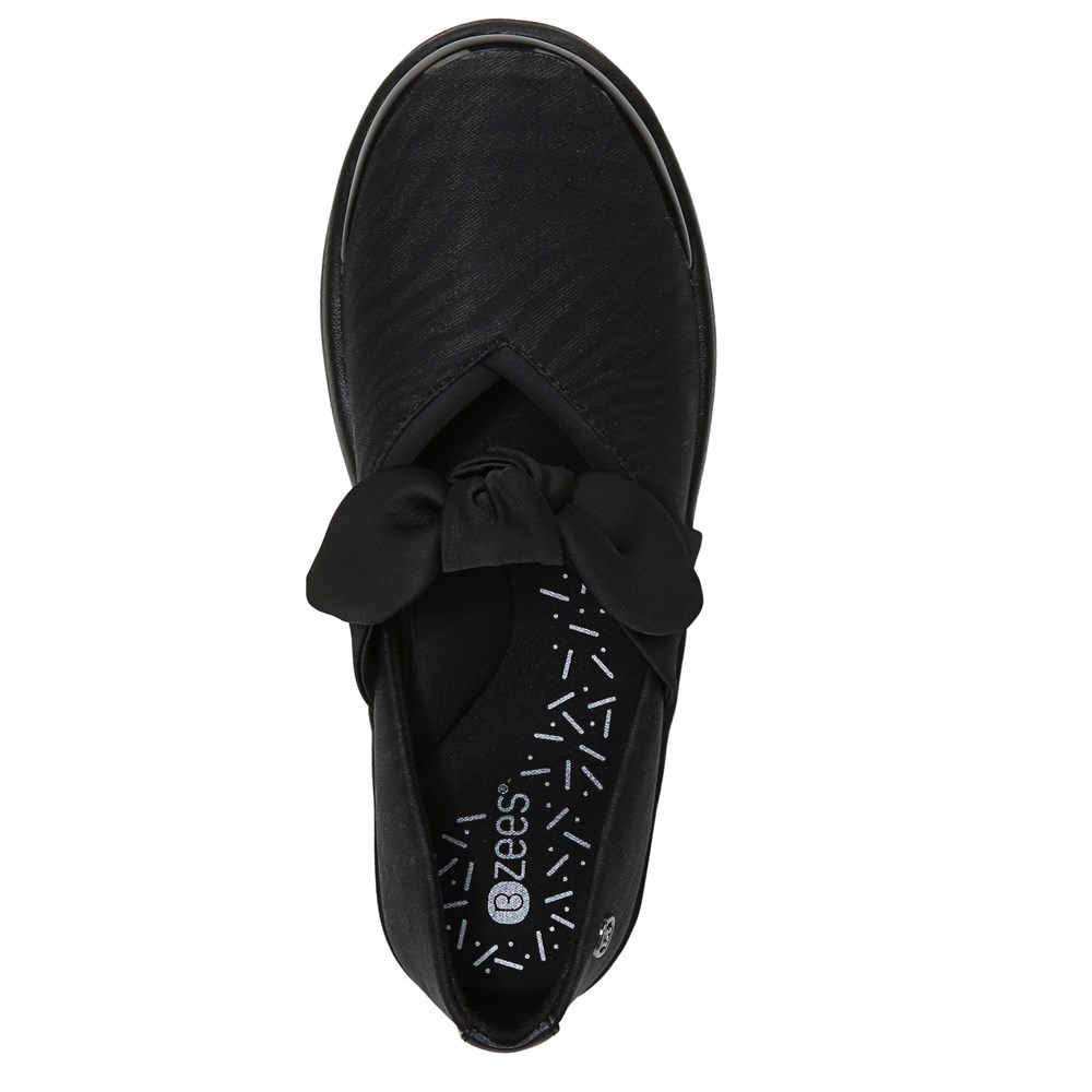 Bzees Playful Slip On - Black Bzees Playful Slip On - Black